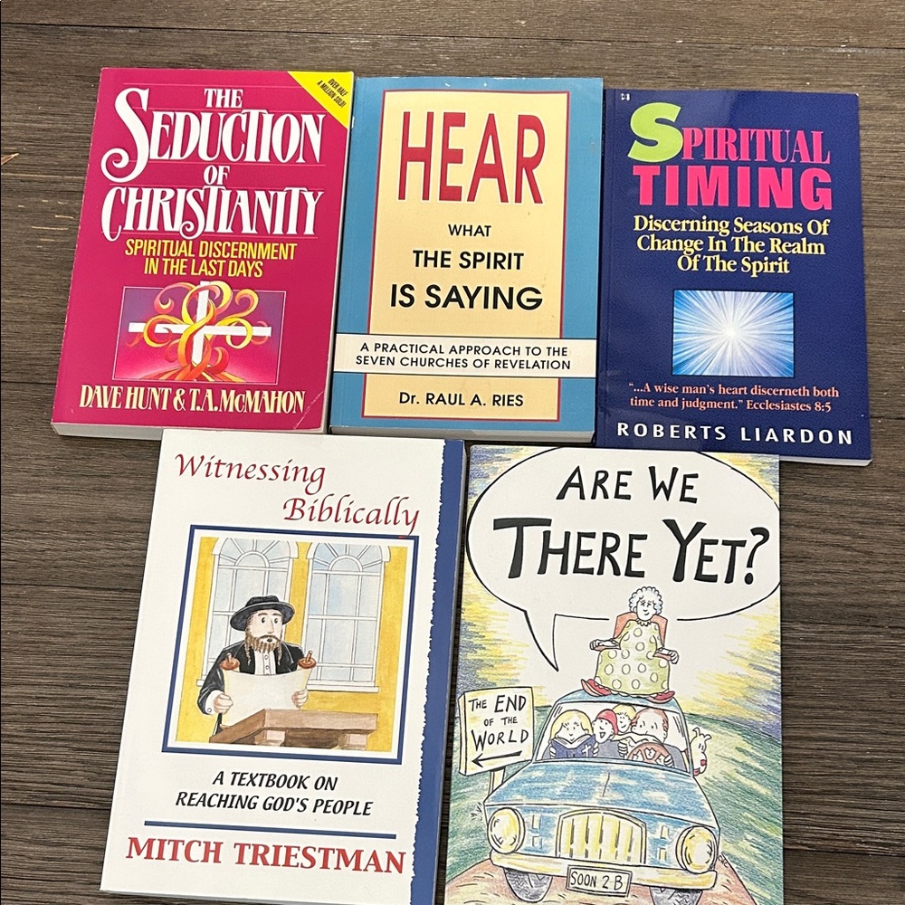 5 Christian Books 1 Signed Christianity Bible Studies Theology interesting GUC